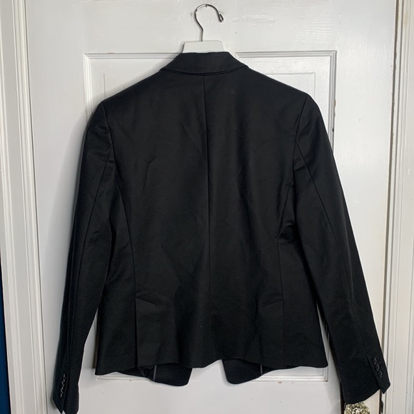 Banana Republic Women’s Black One-Button Notched Collar Blazer Jacket Size 6 - Picture 9 of 11